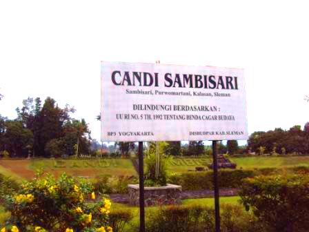 lokasi candi Sambisari Yogyakarta
